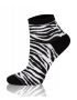 Γυναικεία Βαμβακερά  Καλτσάκια Σοσόνια 1 ζε΄ύγος Ankle Socks ITALIAN FASHION S131S ZEBRA